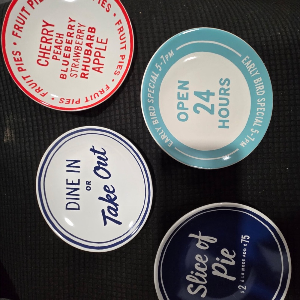 All In Good Taste Order’s Up Kate Spade Appetizer Plate Set